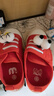 M1&M2童鞋女童帆布鞋男童室內鞋幼兒園室外小白鞋兒童鞋子女學(xué)步鞋398 紅色 29 適合腳長(cháng)18cm 曬單實(shí)拍圖