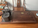 茶錦記茶盤(pán)實(shí)木天然胡桃木茶臺家用一體燒水電器全自動(dòng)功夫茶具套裝托盤(pán) 尺寸85*43*4.5CM+越一A21 曬單實(shí)拍圖