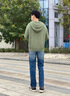 卡賓男裝 百搭洗水磨破設計牛仔褲2025春夏新款透氣舒適抗菌 蔚藍色47（合體版型） 30 /175/L 曬單實(shí)拍圖