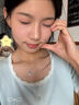 仙格麗一鹿有你S999純銀吊墜項鏈女輕奢足銀高級感生日禮物送女友女生 一鹿有你項鏈 曬單實拍圖