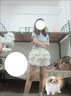 婍妡（Qeeshine）學(xué)院風(fēng)泡泡袖上衣顯瘦別致減齡蛋糕裙甜美法式設計感海軍領(lǐng)套裝裙 裙子+上衣【套裝】 S 建議80-99斤 曬單實(shí)拍圖