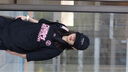 BORNCHAMPS/天生冠軍  美式圓領(lǐng)寬松T恤男夏季休閑上衣短袖女logo印花情侶裝 黑色 L 曬單實(shí)拍圖