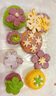 邁米德饅頭壓花模具餅干花樣翻糖模具按壓烘焙小花花瓣面食印花磨具卡通 翻糖DIY模具【33件套】 曬單實(shí)拍圖