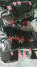 途尊（kingtrip）6雙女棉底中筒水晶絲襪玻璃絲襪棉底絲襪防勾絲女士高筒絲襪 6款棉底絲襪3黑絲+3白絲花型隨機 34-40 曬單實拍圖