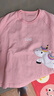 多嘻?？▋和弦麓呵锟钆L(cháng)袖t恤寶寶打底衫卡通 奔跑獨角獸 120  曬單實(shí)拍圖