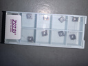 ZOTO 四方形數控車床刀片外圓內孔車刀桿刀具硬質合金刀粒 鋼件通用 CCMT060204L(NX35)鋼件 （一盒10片）  曬單實拍圖
