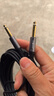 秋葉原（CHOSEAL）3.5mm轉雙6.5mm音頻線 6.35大二芯一分二轉接線 手機電腦調音臺音箱響連接線 10米 QAD20BK 曬單實拍圖