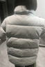 雅鹿短款羽絨服2024新款冬季純色百搭可拆卸帽面包服小個子冬裝外套 曬單實拍圖