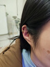 黛若18K黃金耳骨夾無耳洞女a(chǎn)u750硬金耳飾加寬耳飾品高級感禮物精致 18K金耳骨夾(約0.48g) 曬單實拍圖