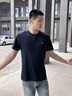 POLOWALK【冰氧吧】短袖T恤男士夏季新款白色簡約時尚氣質上衣AA9W4228265 傳奇藍A款【冰氧吧】 XL 曬單實拍圖