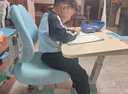 LINSY KIDS林氏家居兒童桌椅套裝小學(xué)生寫(xiě)字桌帶護眼燈可升降一體書(shū)桌LS324 【藍色】一體學(xué)習桌+護眼燈 曬單實(shí)拍圖