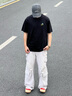 卡賓【索羅娜】男裝 彩色印繡工藝T恤2025新款短袖休閑戶外 曬單實(shí)拍圖