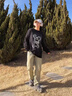 ZMEX黃泥牛仔褲男高街潮牌vibe復(fù)古水洗做舊百搭休閑直筒長褲子男 黃泥色_(好質(zhì)量牛仔布) XL 曬單實(shí)拍圖