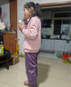Radinka2025春秋新款女童潮流長袖套裝流行兒童拼色中大童洋氣運動服TDF 2257套裝粉色 150 (建議140-150cm) 曬單實拍圖