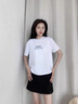 啄木鳥白色好棉小個(gè)子短款短袖t恤女夏季新款韓版寬松顯瘦百搭 白色【CREW】 2XL 建議125-140斤 曬單實(shí)拍圖