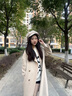 溥畔帽子女款貝雷帽女韓版時(shí)尚百搭大頭圍八角帽顯臉小春秋鴨 米色 【主圖款】 M 可調節【帽圍：55-57c】 曬單實(shí)拍圖