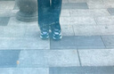 斯凱奇（Skechers）奶茶熊2代丨男女同款老爹鞋男士低幫厚底增高運(yùn)動(dòng)鞋休閑鞋237153 奧利奧芝芝雪脆/BKW 40 曬單實(shí)拍圖
