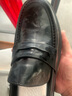 奧康休閑皮鞋軟底百搭商務(wù)男鞋真皮透氣防滑耐磨套腳舒適樂(lè )福鞋厚底 黑色 43 （運動(dòng)鞋44=本款43） 曬單實(shí)拍圖