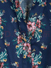 布克兄弟（BrooksBrothers）[Supima棉]女士25早秋季新款印花連衣裙 4004-藏青色 S 6 曬單實(shí)拍圖