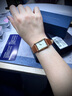 丹尼爾惠靈頓（DanielWellington）dw女表 Bound系列摩登方盤(pán)女士腕表送女友生日禮物DW00100696 曬單實(shí)拍圖
