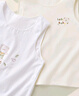 拉比（Labi Baby）童裝2023夏季男女寶寶純棉圓領(lǐng)背心2件裝 特殊色100 曬單實(shí)拍圖
