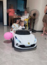 WORK BABY法拉利兒童電動車四輪遙控汽車寶寶玩具車可坐大人小孩充電電動車 烤漆紅雙驅(qū)+藍牙+皮座 電力驅(qū)動 曬單實拍圖