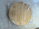 漫思鶴泡酒瓶蓋子竹木圓形底座玻璃瓶四方底座工藝品擺件花瓶座魚(yú)缸底座 22厘米竹木底座 曬單實(shí)拍圖