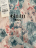 Olrain歐芮兒碎花雪紡半身裙夏季高腰顯瘦氣質(zhì)優(yōu)雅油畫風(fēng)開叉裙 粉色 165/72A/L 曬單實(shí)拍圖