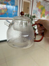 美斯尼 耐熱玻璃煮茶器蒸煮一體茶壺蒸茶器電陶爐電茶爐功夫茶具 龍躍蒸煮雙膽壺 曬單實(shí)拍圖