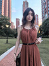 CONCISE KITE真皮【禮盒裝】皮帶女士頭層牛皮西裝連衣褲裙帶輕奢腰帶女 黑色/520送女朋友禮物 105cm （2.8cm） 曬單實(shí)拍圖