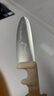 樹可水果刀圓頭安全便攜寶寶輔食專用小刀家用削皮免磨帶塑料刀套刀具 曬單實(shí)拍圖