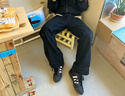 莆田鞋三條杠貝殼頭情侶板鞋休閑運(yùn)動(dòng)板鞋百搭潮流韓版透氣男鞋 全黑 39 曬單實(shí)拍圖
