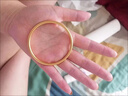 金至福黃金古法金手鐲足金999金飾素圈金鐲子傳承女結(jié)婚送女友媽媽禮物9 金重約30.5克【克重多退少補】 60圈口 曬單實拍圖
