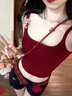 可愛(ài)卡通刺繡2025牛仔短褲女夏季新款設(shè)計(jì)感格紋拼接包臀熱褲子 黑色 M 曬單實(shí)拍圖