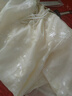 衣百壹（yIBAIyI）孕婦裝2025夏季高端連衣裙時(shí)尚寬松氣質(zhì)重工刺繡改良漢服夏裝 杏色 M 曬單實(shí)拍圖