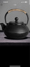 容山堂蘇韻生鐵壺鑄鐵茶壺煮茶燒水壺牡丹富貴泡茶壺高檔功夫茶具 乳釘紋生鐵壺帶麻繩 曬單實(shí)拍圖