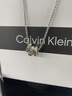 Calvin Klein幾何時(shí)代CK男士項(xiàng)鏈小方塊精鋼ins極簡(jiǎn)硬漢風(fēng)送男友七夕禮物 【廣州倉】幾何銀色款 35000258 曬單實(shí)拍圖