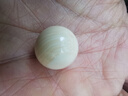 翡宇胖東來(lái)同款猛犸牙單珠猛犸圓珠象牙冰料凍土料素珠散珠腰珠頂珠單 14mm1顆 曬單實(shí)拍圖