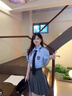 伊琦蕾（YIQILEI）灰色百褶裙短裙女2025新款春夏季韓版小個子高腰顯瘦a字半身裙子 灰色【帶安全褲】 L 建議103--115斤 曬單實拍圖
