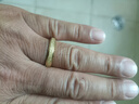 RSRDDY黃金色磨砂面999男女情侶戒指沙金色對(duì)戒滿天星百搭 磨砂金色 老鳳凰同款 10號(hào)參考150-170斤 曬單實(shí)拍圖