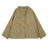 知筆墨冬裝新款寬松棉服砂洗長(cháng)絨棉立領(lǐng)休閑加厚氣質(zhì)夾棉外套 卡其綠 均碼 曬單實(shí)拍圖