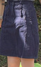 UR2024秋季新款女裝小眾設計感木耳邊復古牛仔半裙UWU840087 曬單實(shí)拍圖