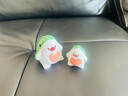 《鯊魚(yú)+西瓜=小傻瓜》手工木雕小擺件卡通動(dòng)物桌面趣味創(chuàng)意裝飾品 一大一小 曬單實(shí)拍圖