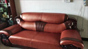 冠私（Guansi）布藝沙發(fā)頭層牛皮沙發(fā)組合三人位貴妃辦公室家用現代歐式沙發(fā)客廳 加厚西皮 雙人位 曬單實(shí)拍圖