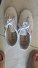 曇蓓漫太極鞋男女式武術(shù)鞋帆布鞋牛筋底練功鞋兒童訓練輕便防滑晨練鞋子 白色【軟牛皮-四季款】 42 男生正常鞋碼 曬單實(shí)拍圖