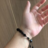 AWNL黑瑪瑙金曜石幸運(yùn)手鏈男寶石手串時(shí)尚飾品送男友生日禮物 黑瑪瑙金曜石 幸運(yùn)手鏈 L 建議手圍16.5-18cm 曬單實(shí)拍圖