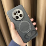 索盈【新款素皮丨旋轉支架】適用華為mate60手機殼支點磁吸全包防摔滑超薄帶鏡頭保護套高端商務風男女 曬單實拍圖