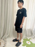 馬克華菲踩屎感洞洞鞋男士夏季外穿戶外穿防滑防臭透氣包頭半拖鞋涼拖男 黑色 45 曬單實拍圖