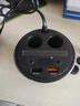 英才星 車載充電器快充杯式一拖二大功率點煙器電壓監(jiān)測多功能QC3.0車充 108QC升級款+鋅合金2.4ATypec線 曬單實拍圖