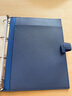 Filofax記事本英國進(jìn)口高檔大號會(huì )議筆記本真牛皮荔枝紋活頁(yè)手帳本禮盒裝finsbury系列A4鴨蛋藍029503 曬單實(shí)拍圖